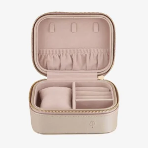 Jewellery Travel Case L RECTANGLE Light Clay