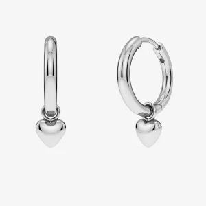 Barley Petite Hoops Steel