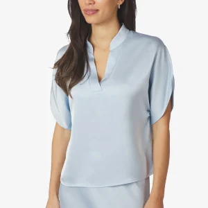 Anelle Heavy Sateen Blouse