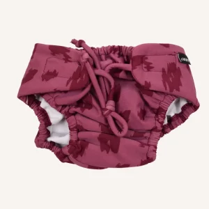 ZION BABY SWIM DIAPER - BEET RED