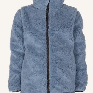 MUDDUS PILE JACKET, WINDFLEECE - BLUE
