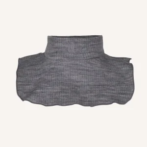 RIB NECK WARMER BABY - GREY MELANGE