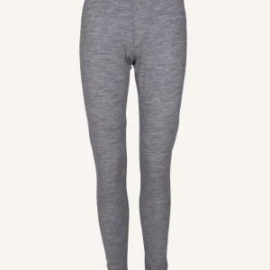 RIB MERINO PANTS, WOMEN - GREY MELANGE