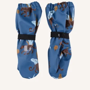 FORSHEM RAIN MITTEN - BLUE/BROWN