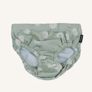ASH BABY SWIM DIAPER - GREEN/WHITE