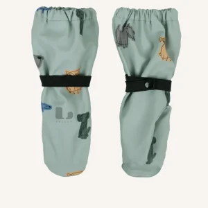 VATTHOLMA RAIN MITTEN - GREEN/GREY