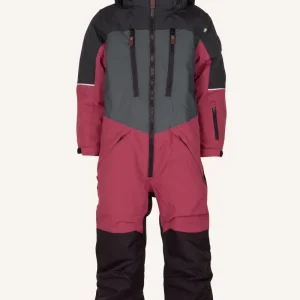 ALPINE WINTER OVERALL - BLACK/CERISE