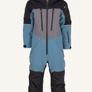 ALPINE WINTER OVERALL - BLACK/TURQ