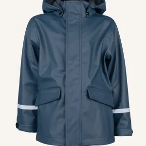VESTBY RAIN JACKET - IRON BLUE