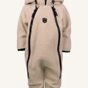 RAMUND PILE BABY OVERALL - BEIGE
