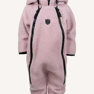 RAMUND PILE BABY OVERALL - DUSTY MAUVE