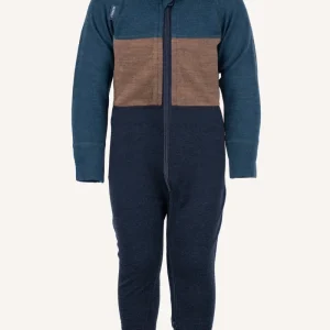 BAMBOO MERINO OVERALL - BLUE/NAVY