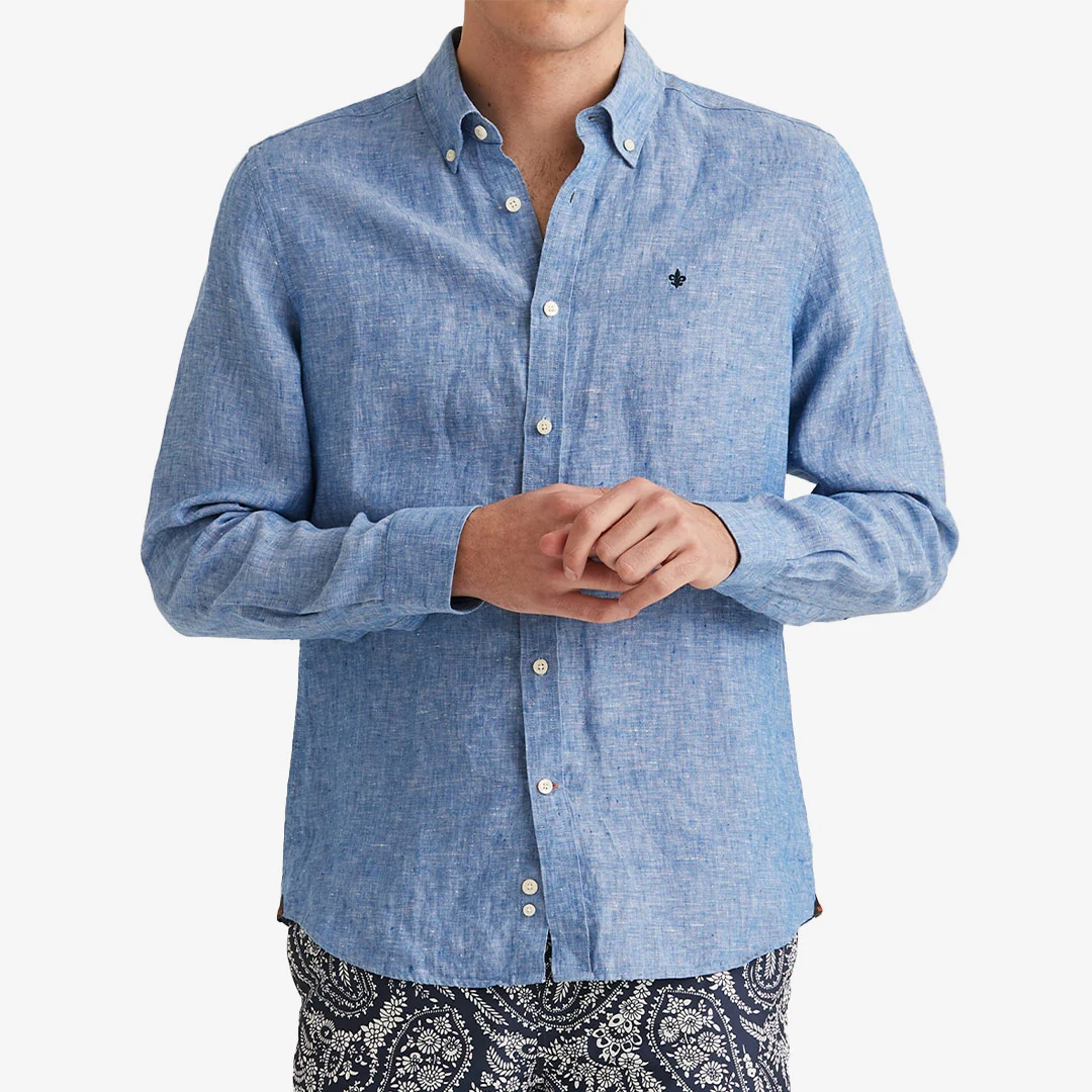 Douglas BD Linen Shirt LS