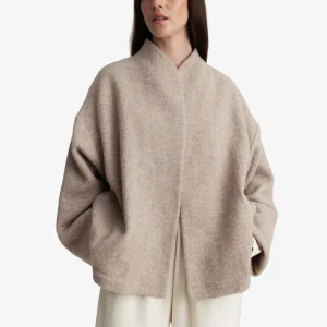 CAPE JACKET HEAVY KNIT