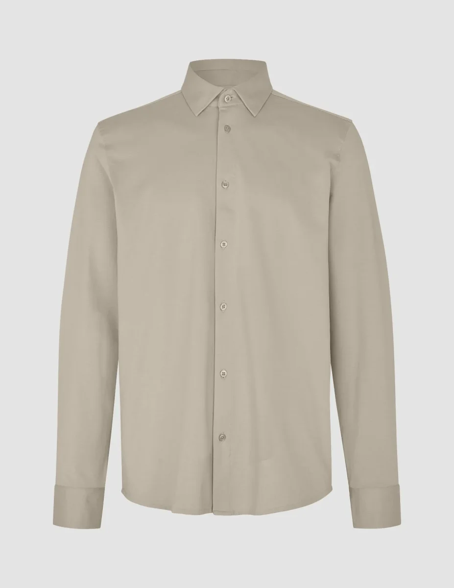 Classic Shirt Stone Beige Regular - Bild 4