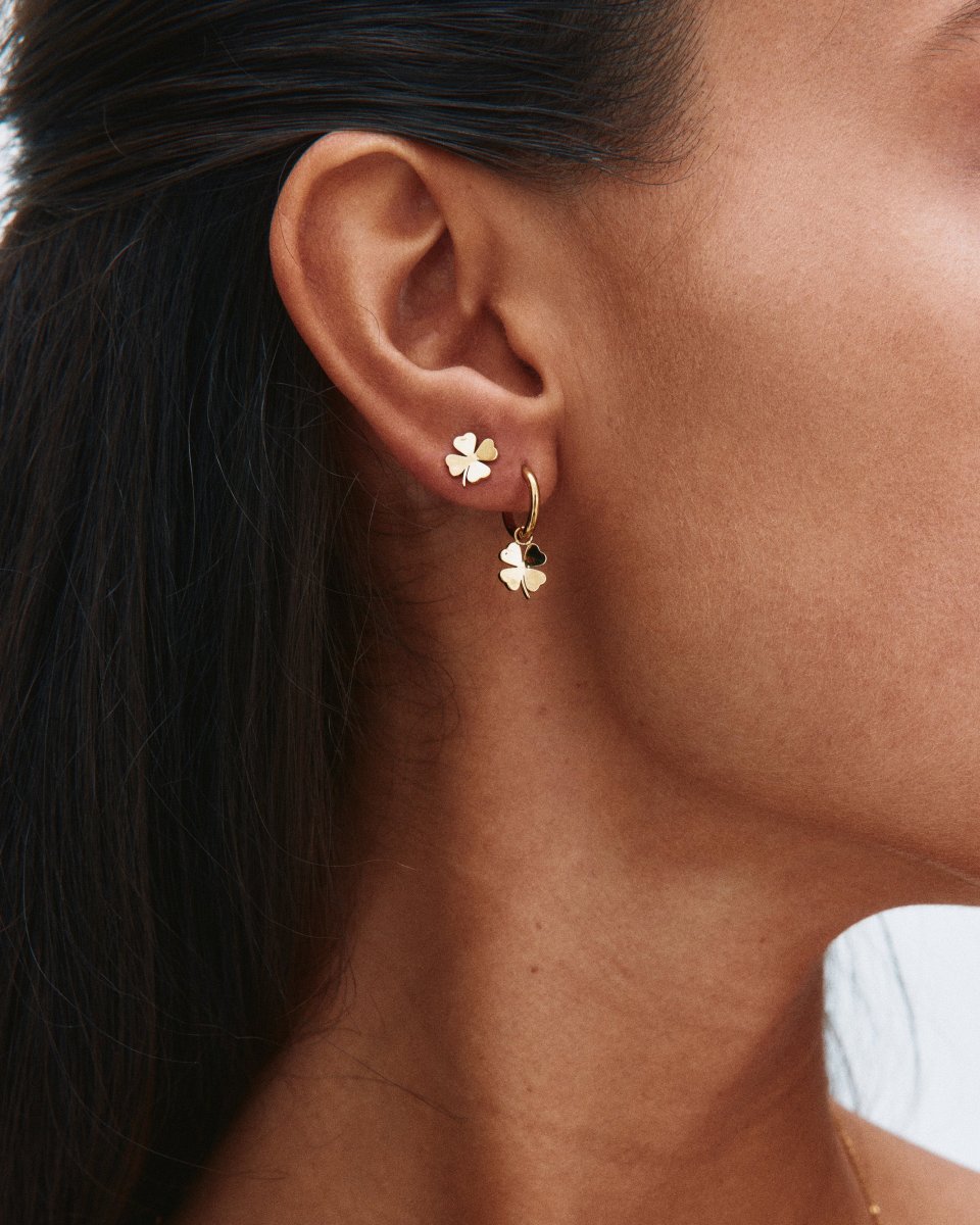 Lucky Mini Studs Gold - Bild 3