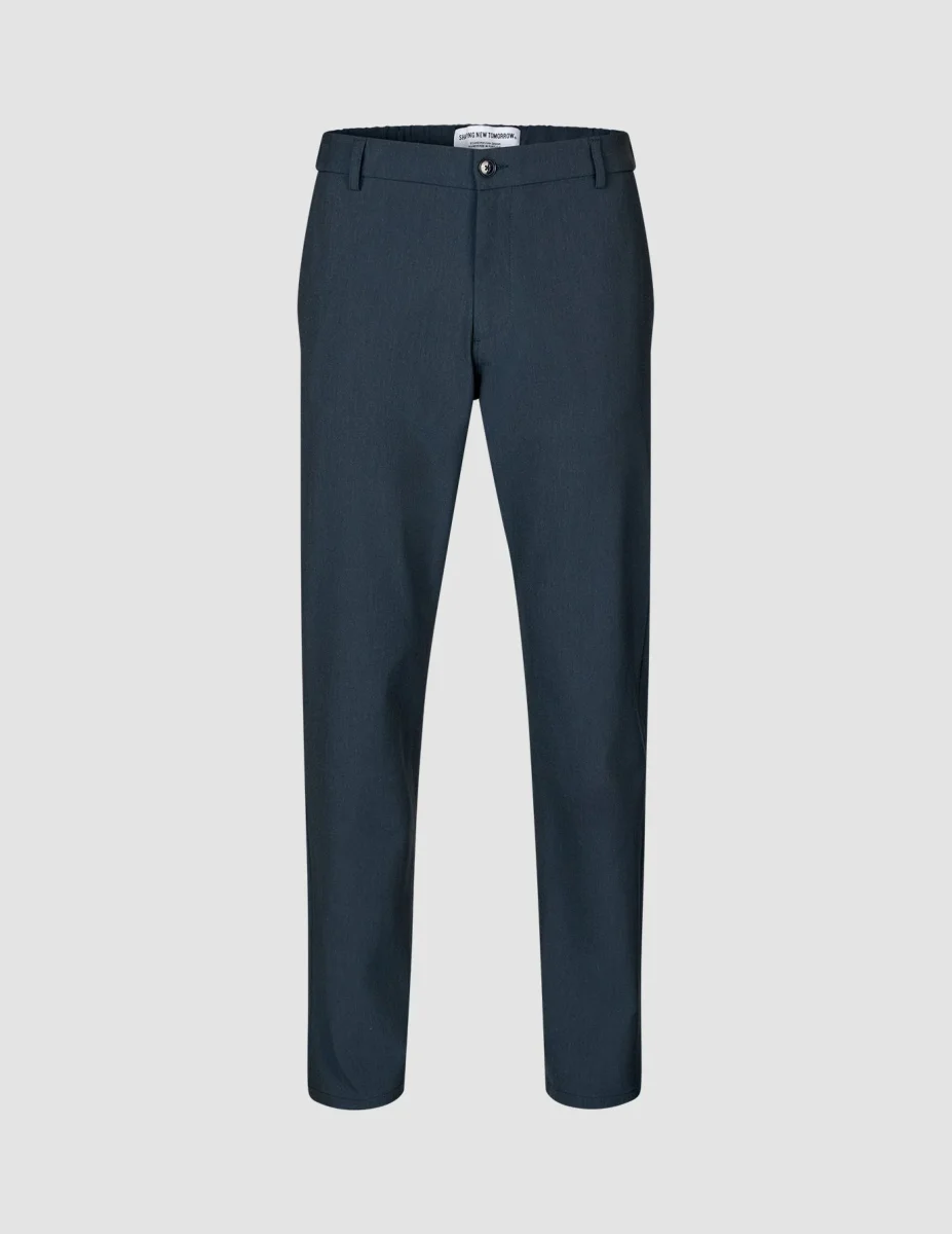 Essential Pants Relaxed Fit Navy Melange - Bild 4