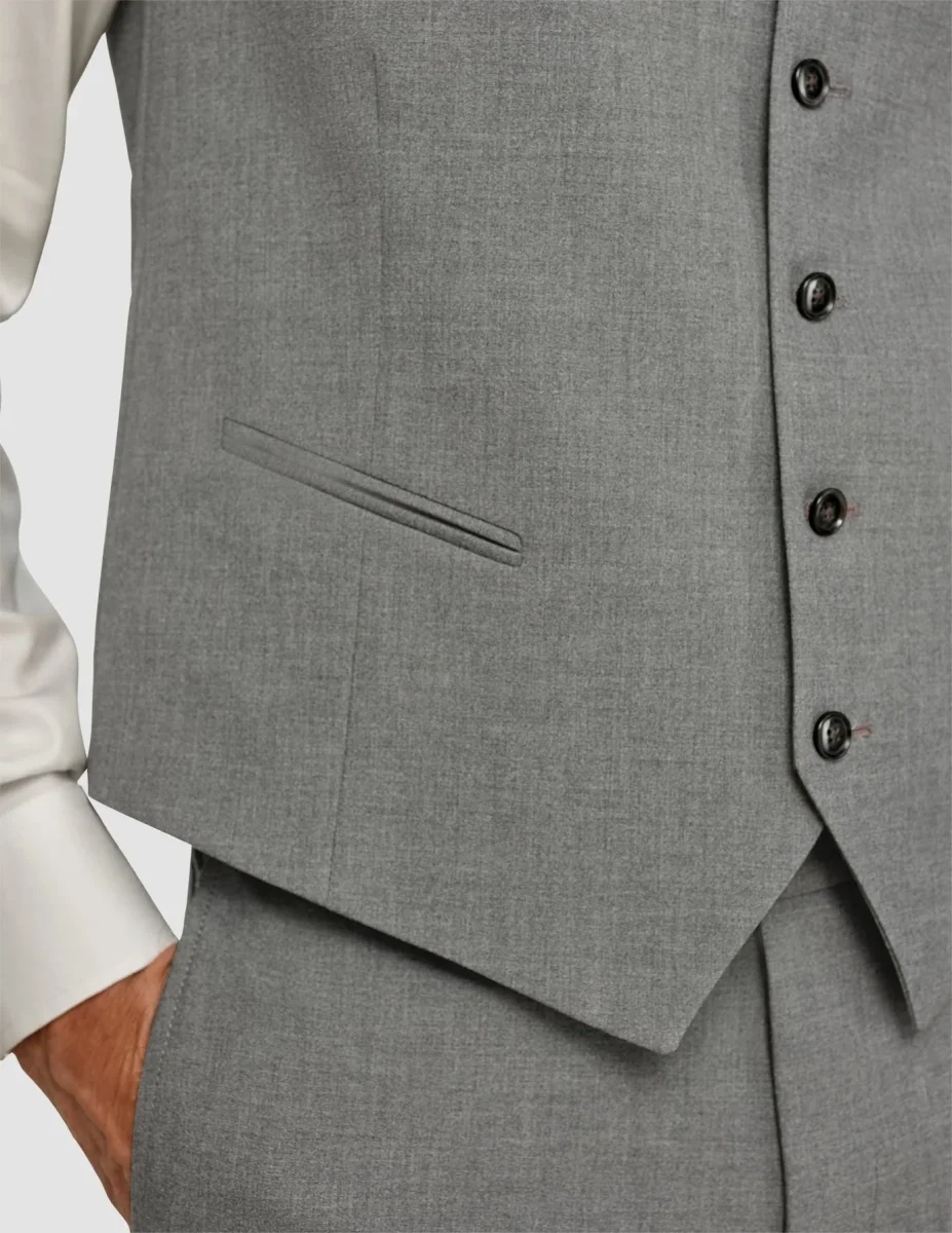 Essential Vest Dark Grey Melange - Bild 9