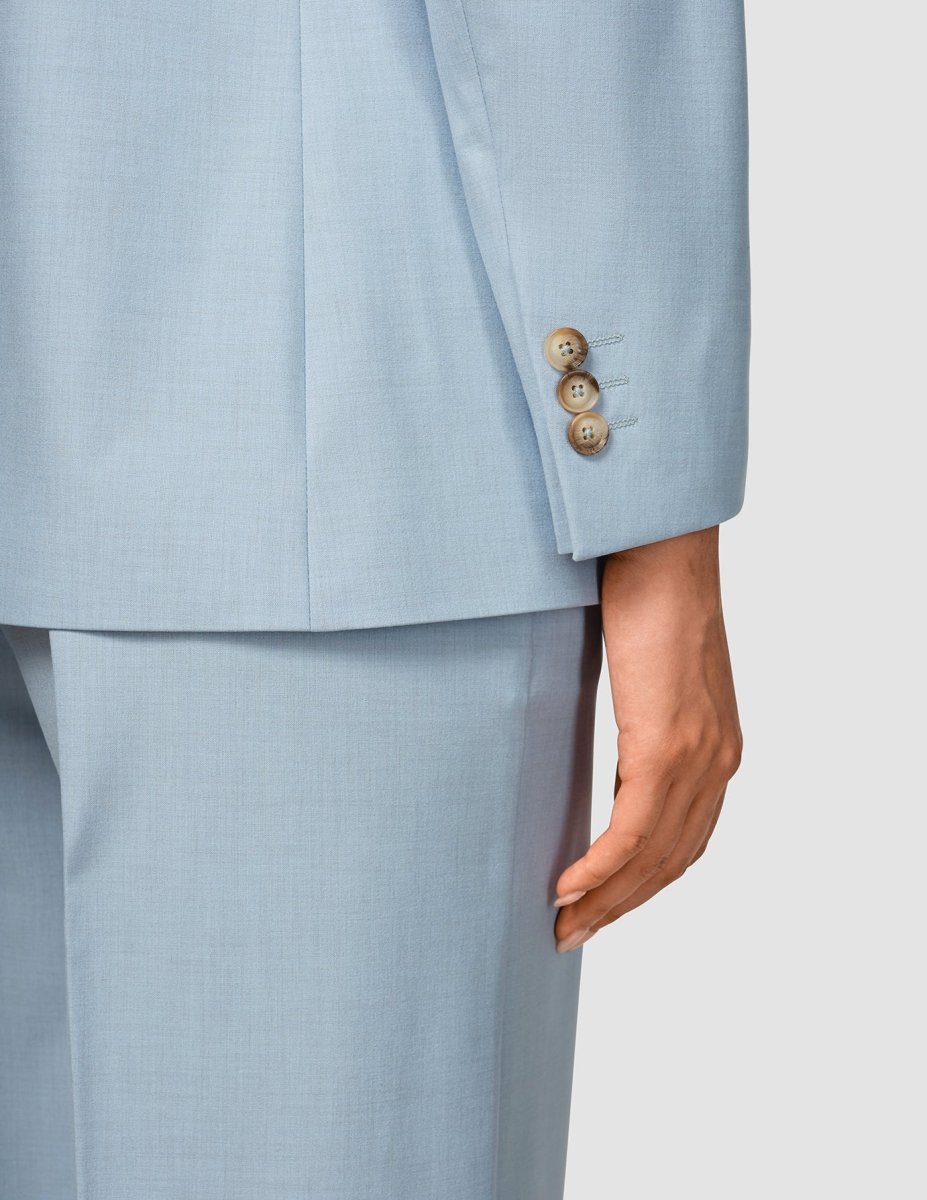 Essential Blazer Sky Blue Melange - Bild 6