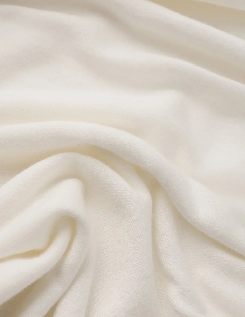 Fine Knit T-shirt Off White - Bild 9