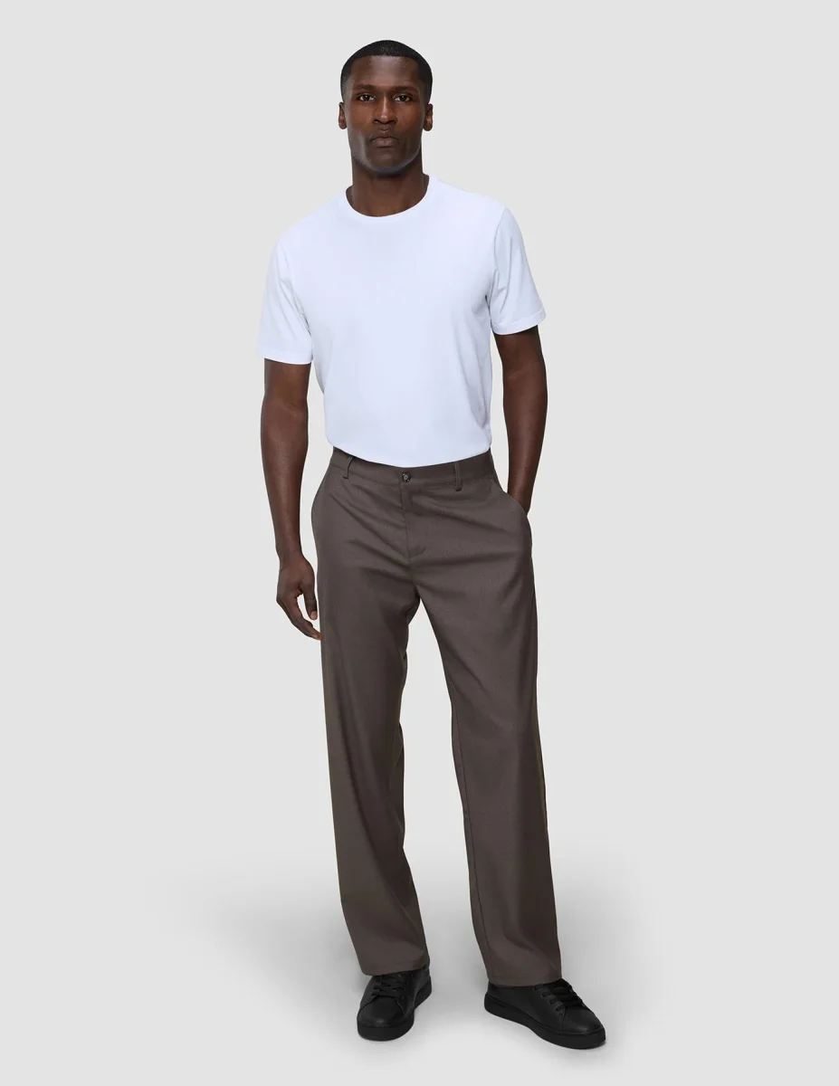 Siena Pants Relaxed Fit Dark Chestnut Melange - Bild 5