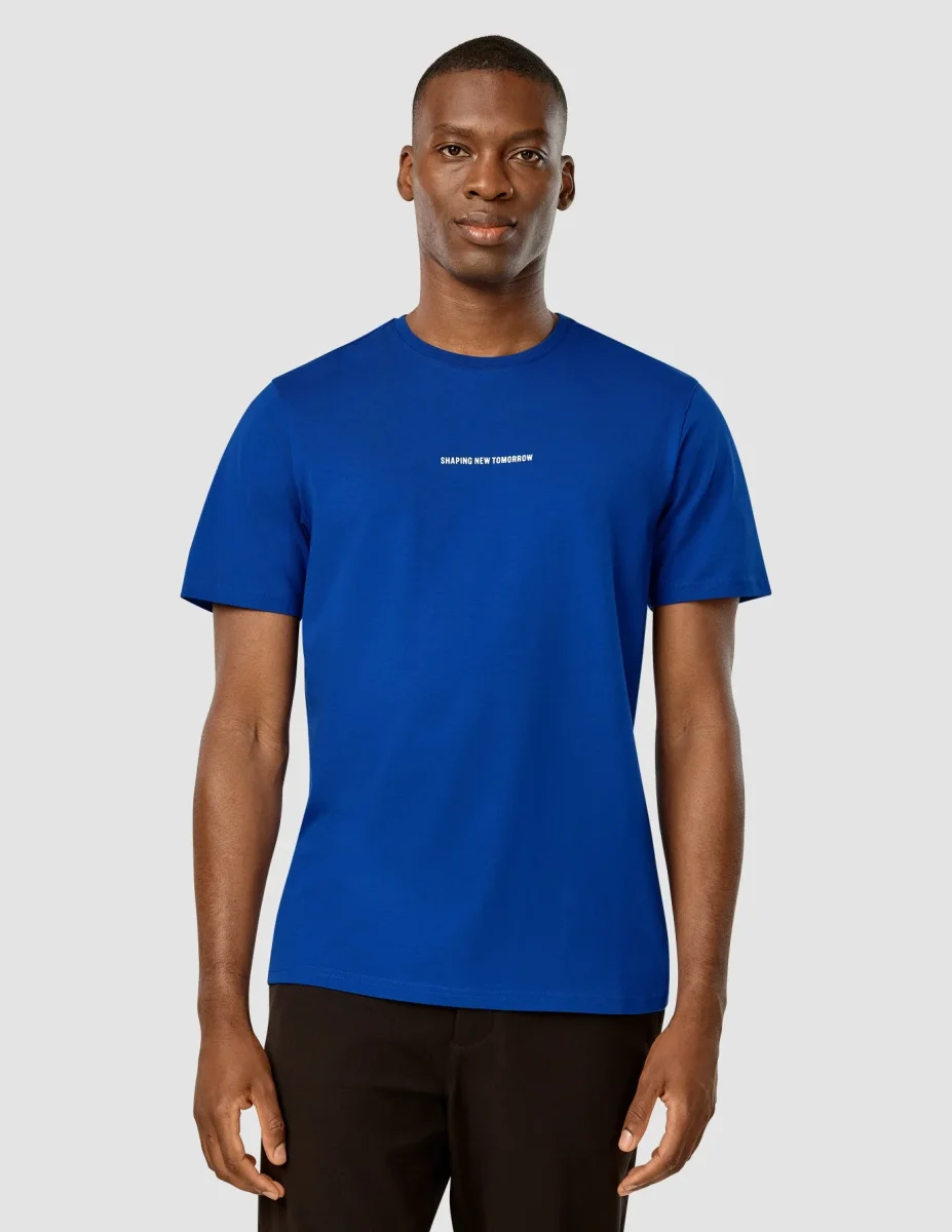 Supima T-Shirt Autograph Magnetic Blue - Bild 2