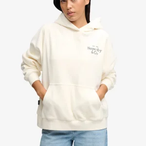 DROP NEEDLE VELOUR HOOD