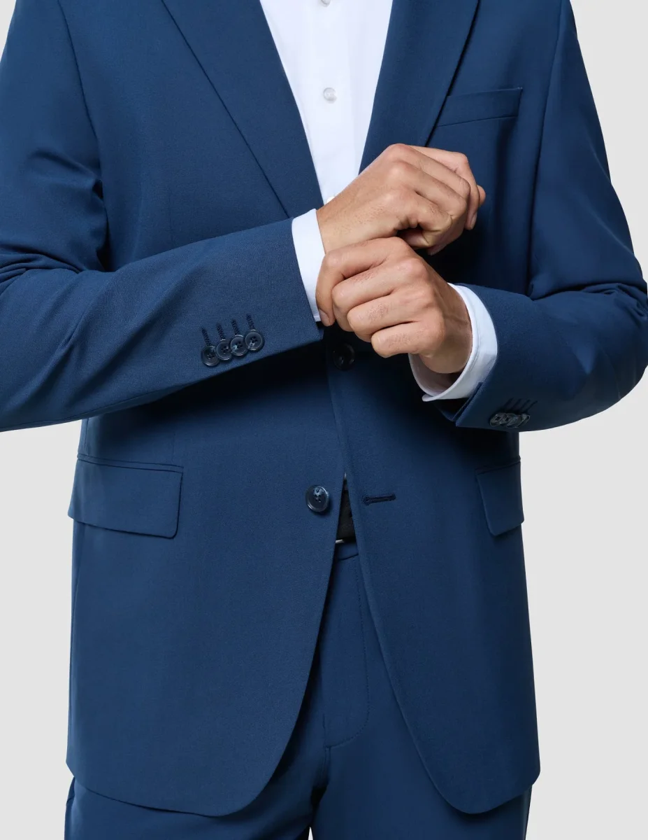 Essential Blazer Regular Marine Blue - Bild 5