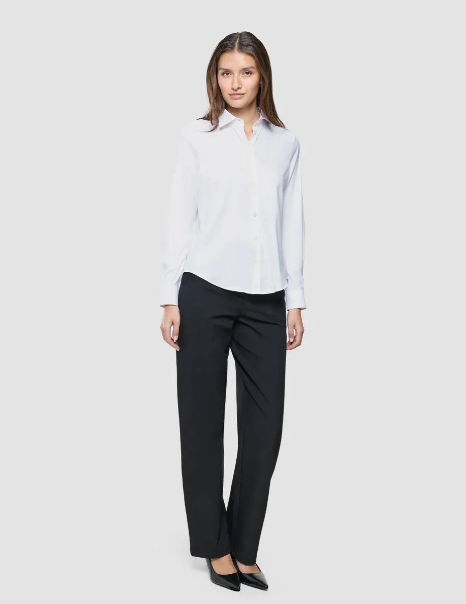 Women Oxford Shirt White Regular - Bild 3