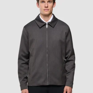 Siena Jacket Herringbone Dark Brown