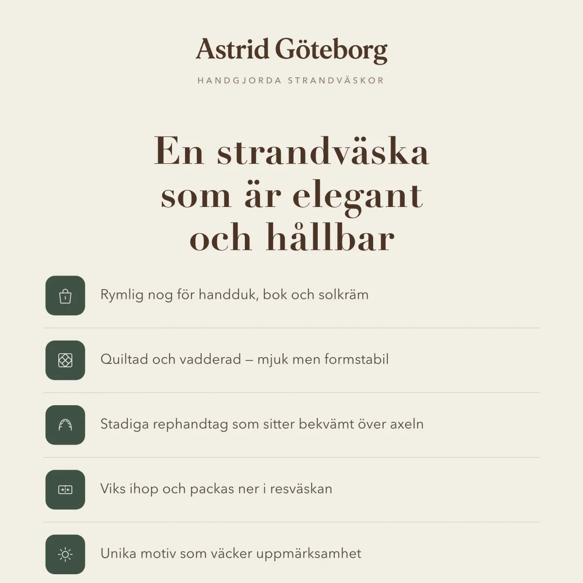 Astrid – Stor quiltad toteväska med fårmotiv - Bild 4